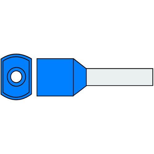 KLEMKO twinhuls 0,75mm blauw a500st G 489TW-N - 720505 - 7100689