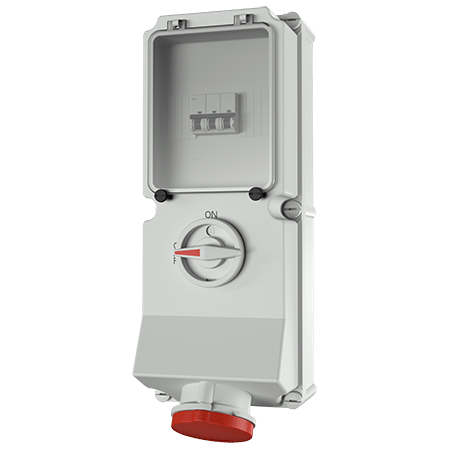Mennekes WCD 63A 5P 6H 400V IP44 DUO + autom. - 7222 - 20022372