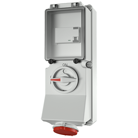 Mennekes WCD 16A 4P 6H 400V IP44 DUO + aardlek - 7224 - 20022373