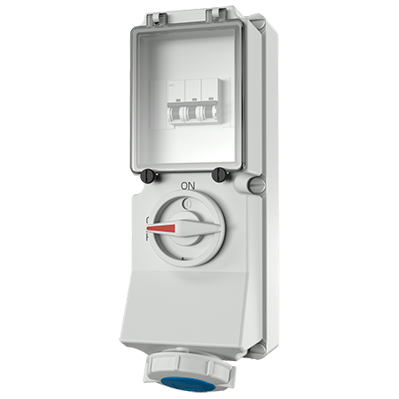 Mennekes WCD 16A 3P 6H 230V IP67 DUO + autom. - 7238 - 20022380