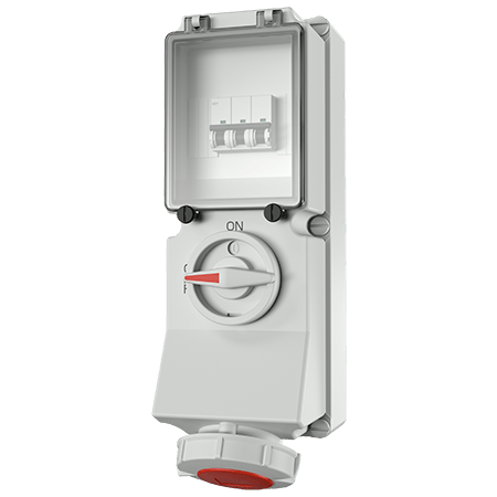 Mennekes WCD 32A 4P 6H 400V IP67 DUO + autom. - 7241 - 20022381
