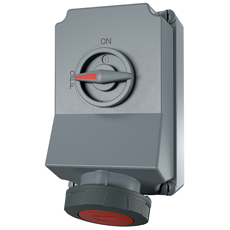 Mennekes WCD 63A 5P 6H 400V IP67 HW/VN DUO Amelan - 7290 2 - 20022393