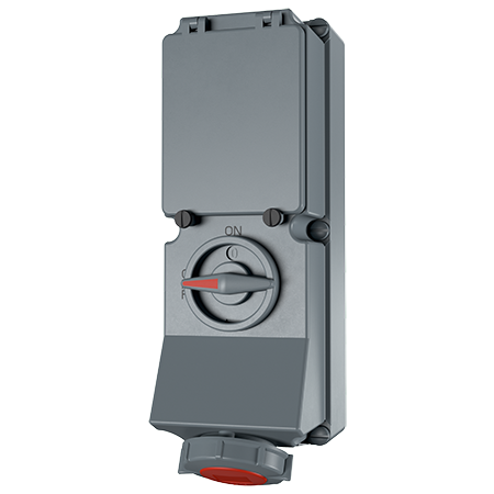 Mennekes WCD 32A 5P 6H 400V IP67 DUO + rail - 7294 2 - 20022395