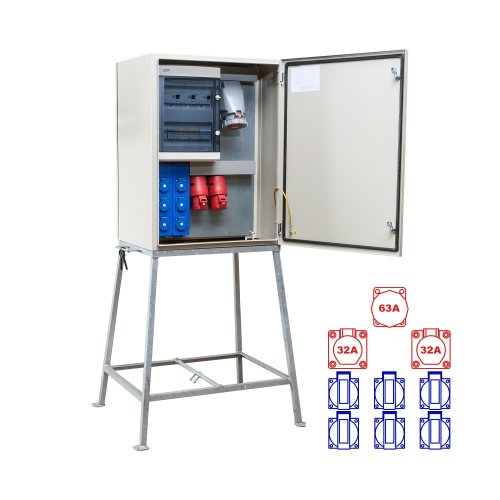 Keraf kWh-meterkast 63A 1x63/5 2x32/5 6xSchuKo - 738c16ada379d729df4ae335275f18fd - 20157124