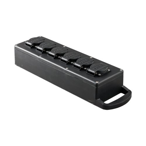 Keraf Type 19 volrubber verdeler 6x randaarde zwart - 75445fc8daf9ee11821b8cabee0e5f49 - 20157506