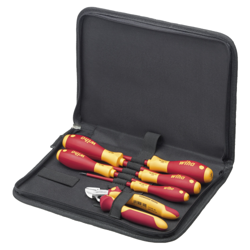 WIHA Gereedschapsset Electrici&euml;n in etui 9300-018, 7-delig - 75c79134 e032 4c62 b8c0 677f9151de10 - 20013588