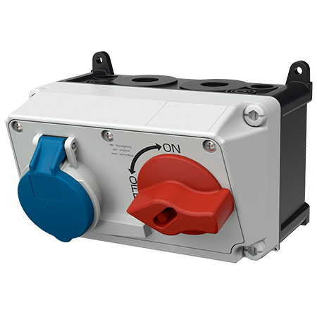 Mennekes WCD 16A 3P 6H 230V IP44 AMAXX DUO - 7603 - 20022435