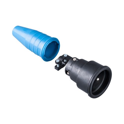 Keraf Volrubber koppelcontactstop 16A 250V~ penaarde greep blauw - 76c306b0a35818cbde1e584dfd1460c6 - 20157471