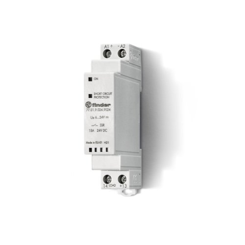FINDER ssr relais 1m 15a 24v dc 77.01.9.024.9024 - 770190249024 - 4375567