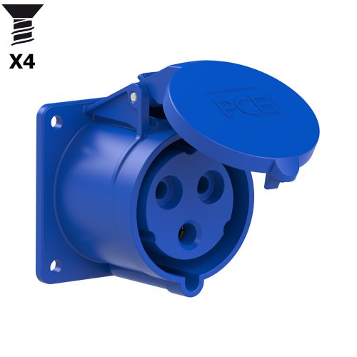 PCE CEE inbouw wcd recht 32A 3p 230V 6h blauw IP44 flens 75x75mm vg - 7744fbbc2ff9cb2e405621102edda652 - 20158264
