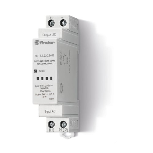 Finder FIN VOEDING 24VDC 0,5A 12W - 781212302402 - 20007926