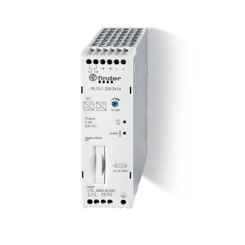 Finder FIN VOEDING 24VDC, 5,4A, 130W - 781d12302414 - 20007931
