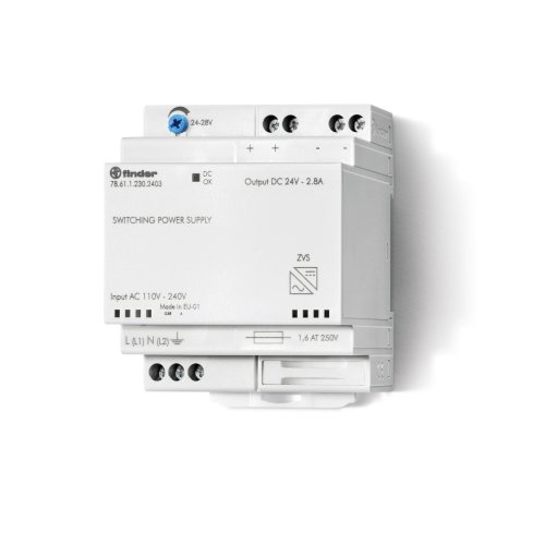 Finder FIN VOEDING 24VDC 2,5A 60W - 786112302403 - 20007944