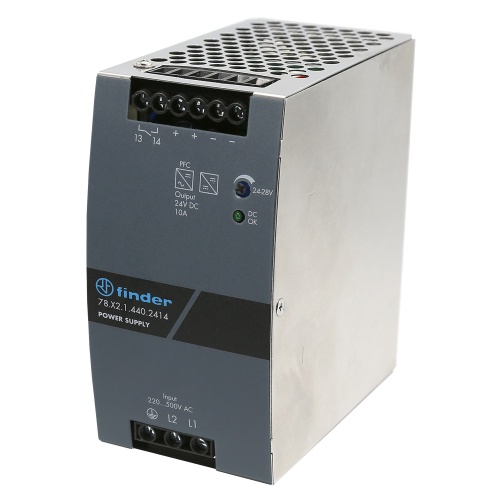 Finder FIN VOEDING 10A 24VDC 240W - 78x2 switch mode power supply - 20195980