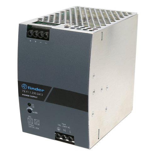 Finder FIN VOEDING 20A 24VDC 480W - 78y1 switch mode power supply - 20195982