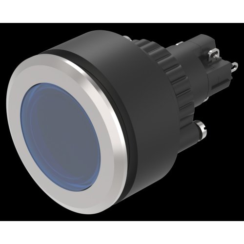 EAO Ill.pushbutton-Set flat lens blue flat mom 1NC+1NO ST 28VAC/DC - 7aaddc4e7223bd71b10e94642d4b11a4 - 20045899