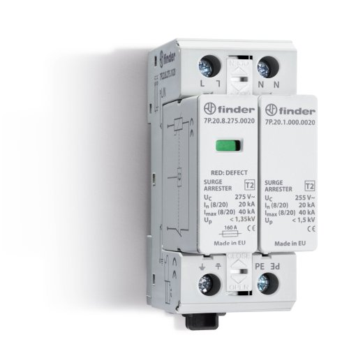 Finder FIN SPD TYPE 2, 1FASE/1VAR.+VONK. - 7p2282751020 - 20008068
