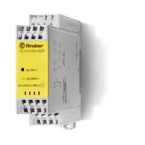 Finder FIN REL.GEDWONG.CONT.6A 12VDC 2M+2V - 7s1490244220 - 20008092