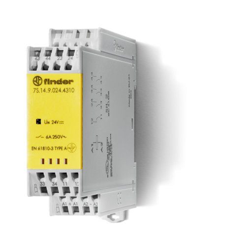 Finder FIN REL.GEDWONG.CONT.6A 12VDC 3M+1V - 7s1490244310 - 20008093