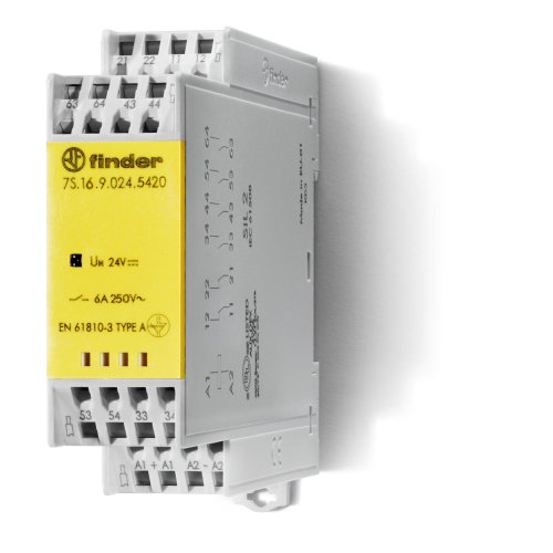 Finder FIN REL GEDW.C. 5M+1V 6A 24VDC - 7s1690245420 - 20008099
