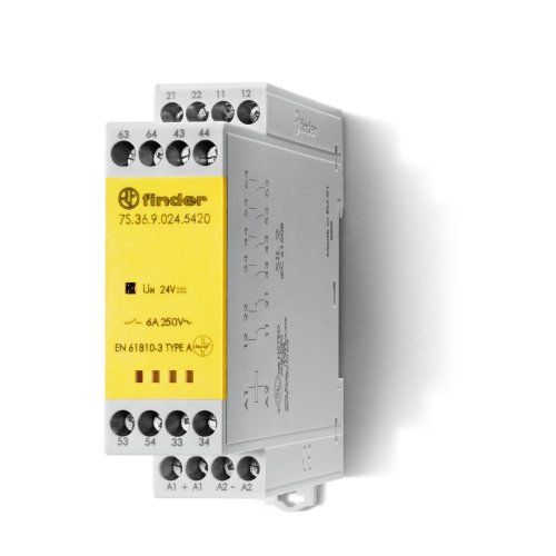 Finder FIN REL GEDW.C. 4M+2V 6A 230VAC - 7s3690245420 - 20008107