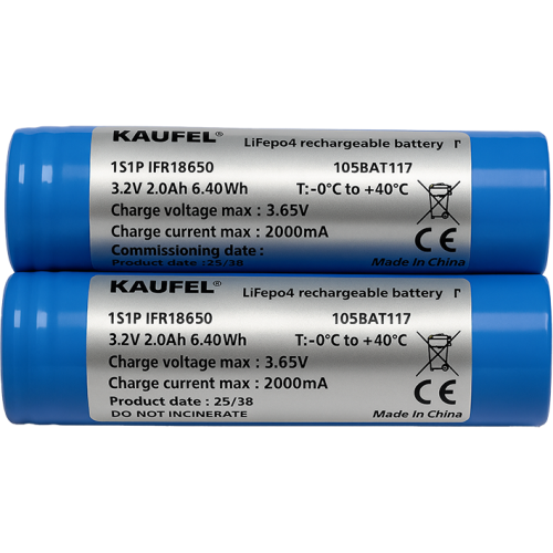 ABB VanLien Batterijen voor PrimEvo+ 380 lumen (2 st uks) LiFePO4 3.2 V 2Ah - 7tca307055r0007 a - 20172463