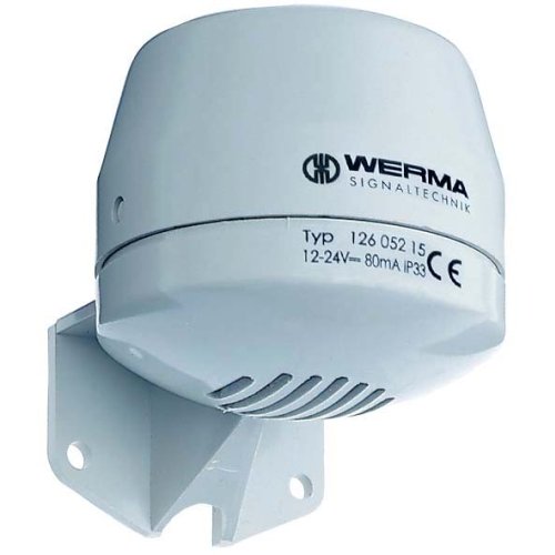 WERMA Multi-tone sirene WM 4 tonen 12-24VDC GY - 800000000136 126 000 aa 126 000 aa - 20003832
