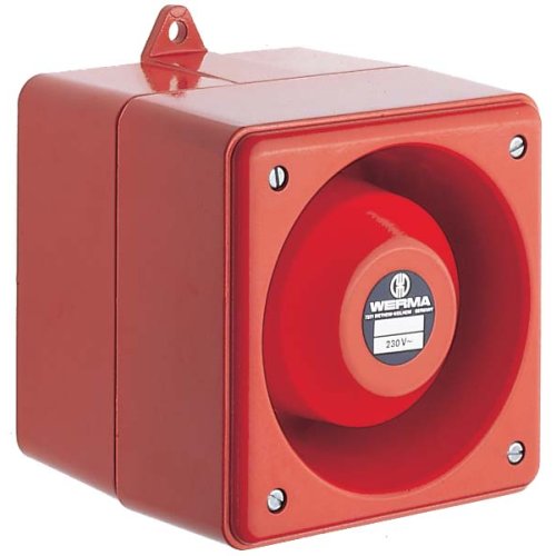 WERMA Multi-tone sirene WM 31 tonen 115VAC RD - 800000000158 126 000 00 126 000 00 - 20003834