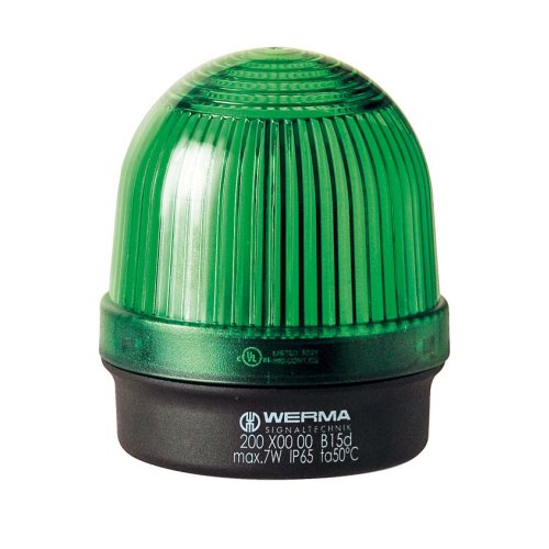 WERMA Permanente lamp BM 12-230VAC/DC GN - 800000000438 126 000 00 126 000 00 - 20003876