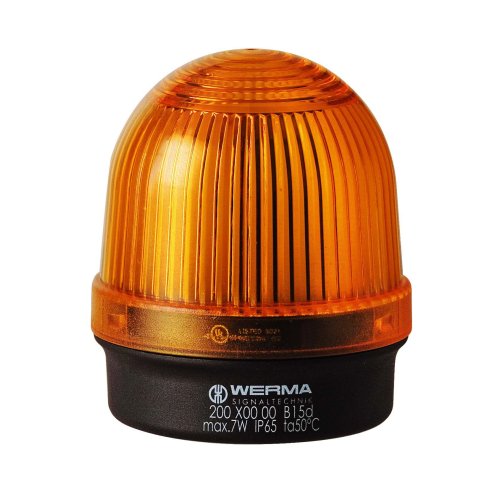 WERMA Permanente lamp BM 12-230VAC/DC YE - 800000000440 126 000 00 126 000 00 - 20003877