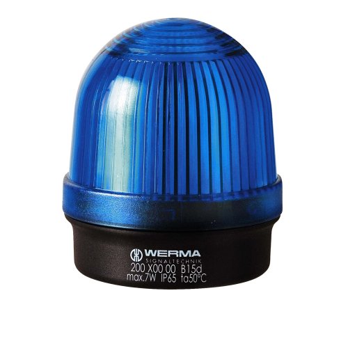 WERMA Permanente lamp BM 12-230VAC/DC BU - 800000000442 126 000 00 126 000 00 - 20003879