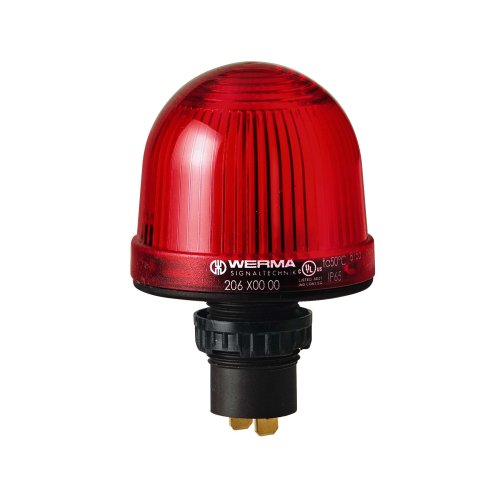 WERMA Permanente lamp EM 12-48VAC/DC RD - 800000000495 126 000 00 126 000 00 - 20003885