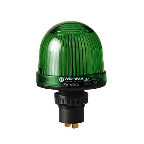 WERMA Permanente lamp EM 12-48VAC/DC GN - 800000000496 126 000 00 126 000 00 - 20003886