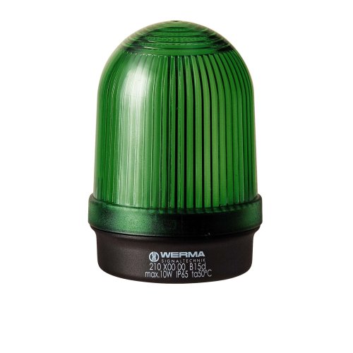 WERMA Permanente lamp BM 12-230VAC/DC GN - 800000000591 126 000 00 126 000 00 - 20003915