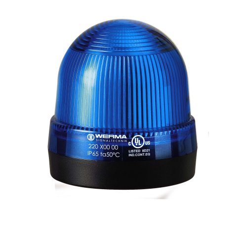 WERMA Permanente lamp BM 12-230VAC/DC BU - 800000000957 126 000 00 126 000 00 - 20003938