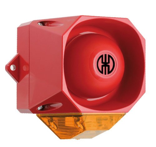 WERMA Flits-sirene WM 32 tonen 9-60VDC RD/YE - 800000005945 126 000 00 126 000 00 - 20004292