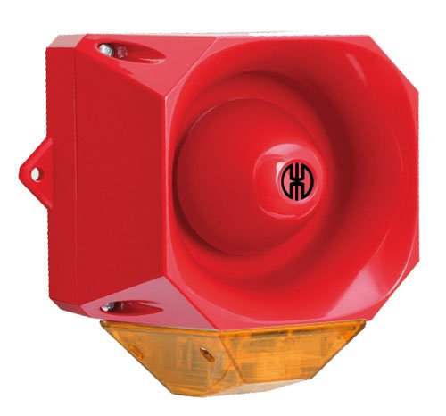 WERMA Flits-sirene WM 32 tonen 9-60VDC RD/YE - 800000005951 126 000 00 126 000 00 - 20004300