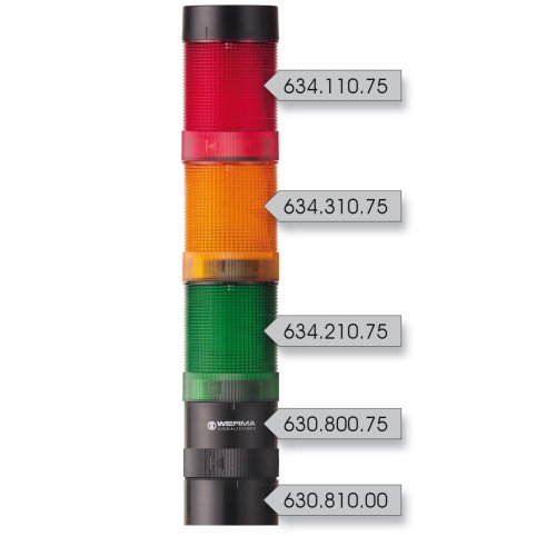 WERMA KS40 Classic BWM 24VAC/DC GN/YE/RD - 800000006429 126 000 00 126 000 00 - 20004448