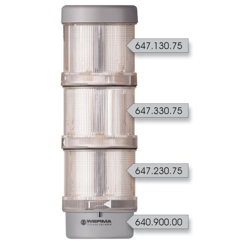 WERMA KS72 Design BWM 24VAC/DC GN/YE/RD - 800000006673 126 000 00 126 000 00 - 20004594