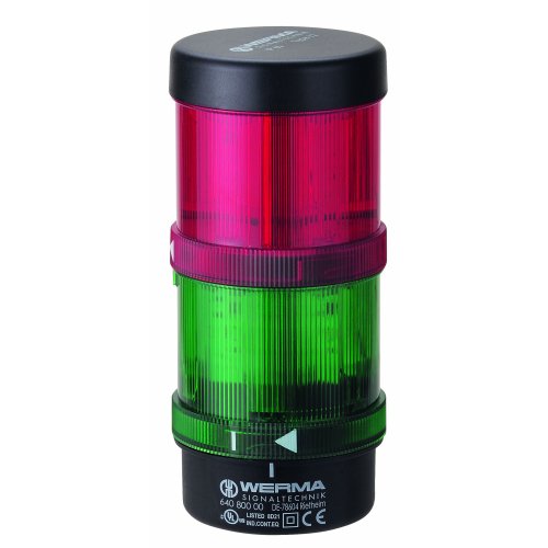 WERMA Signaalzuil KS71 BWM 24VAC/DC GN/RD - 800000006695 126 000 aa 126 000 aa - 20004599