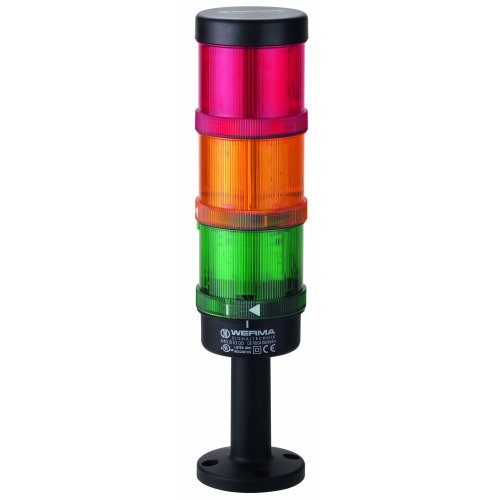 WERMA Signaalzuil KS71 RM 24VAC/DC GN/YE/RD - 800000006698 126 000 00 126 000 00 - 20004600