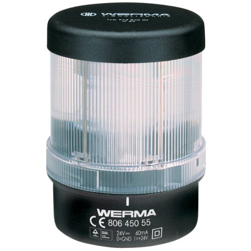 WERMA LED lamp bewaakbaar BWM 24VDC CL - 800000009104 126 000 00 126 000 00 - 20004760