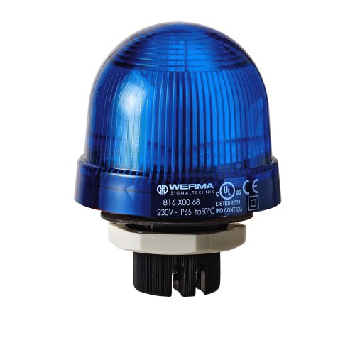 WERMA Permanente lamp EM 12-230VAC/DC BU - 800000009155 126 000 00 126 000 00 - 20004765