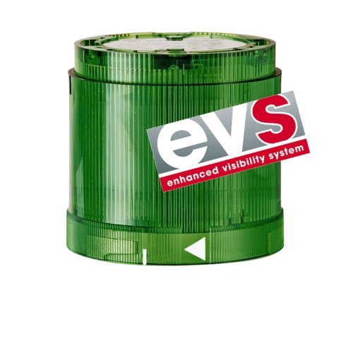 WERMA KS70 LED EVS-element 24VDC GN - 800000009354 126 000 00 126 000 00 - 20004872