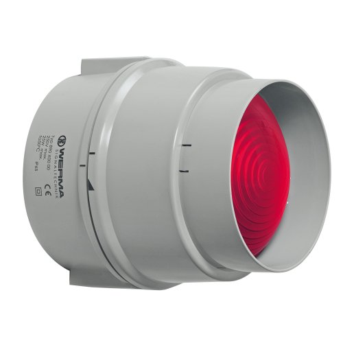 WERMA Permanente lamp BWM 12-230VAC/DC RD - 800000009770 126 000 00 126 000 00 - 20005074