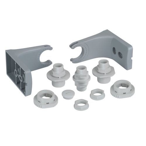 WERMA Montagebeugel 2 posities met toebeh. GY - 800000010372 126 000 00 126 000 00 - 20005233