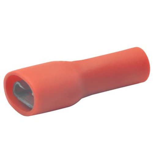 KLAUKE vlaksteker rood geisoleerd 0,5x4,8 820/2v a100st - 800076651 - 5008877