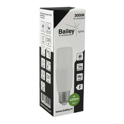 BAILEY ecobasic led compact t37 e27 5w 3000k - 80100040590 box - 4020591