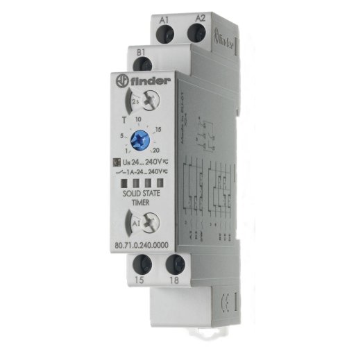 Finder FIN TIJDRELAIS 1M 1A SSR 24...240VUC - 8071 - 20008138