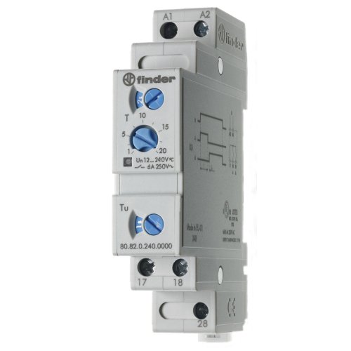 FINDER tijdrelais 2m 6a 240vuc 80.82.0.240.0000 - 8082 - 11011042